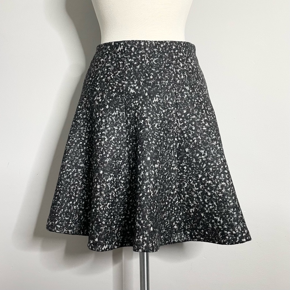NANETTE LEPORE Wool Blend Knit A-line Skirt